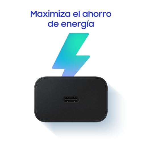 SAMSUNG Adaptador de Corriente USB-C de 25W, Compacto, Negro