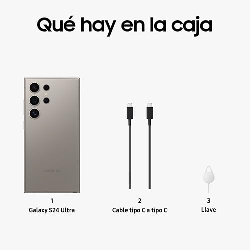 SAMSUNG Galaxy S24 Ultra, Gris, 12GB_256GB