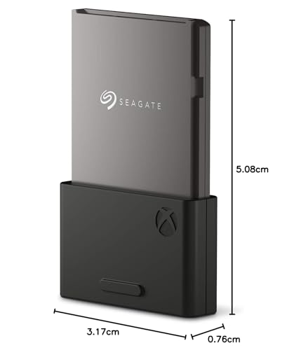 Seagate Tarjeta de expansión de Almacenamiento para Xbox Series X|S 2TB Unidad de Estado sólido - SSD de expansión NVMe para Xbox Series X|S (STJR2000400)