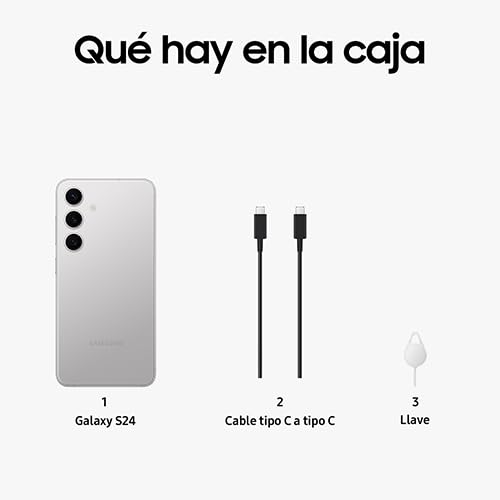 SAMSUNG Galaxy S24, Gris Marmol, 8GB_128GB