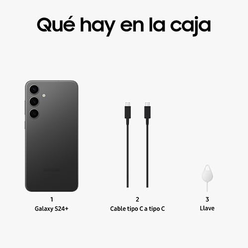 SAMSUNG Galaxy S24 +, Negro Onyx, 12GB_256GB