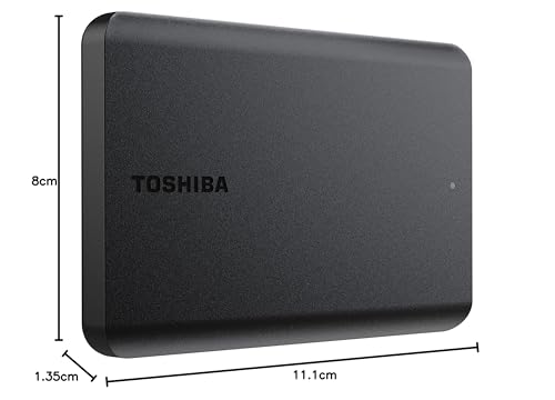 Toshiba Disco Externo 1TB CANVIO Basic Negro 2.5" USB3.0 HDTB510XK3AA