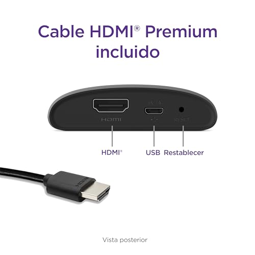 Roku Express Dispositivo de Streaming HD/Compatible con Alexa, Siri y Google | con Garantía de 12 Meses en México
