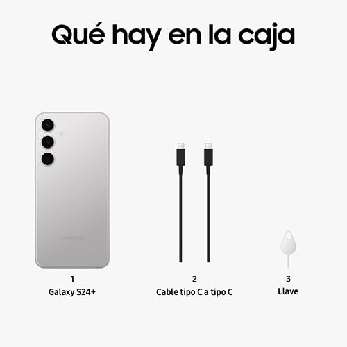 SAMSUNG Galaxy S24 +, Gris Marmol, 12GB_256GB