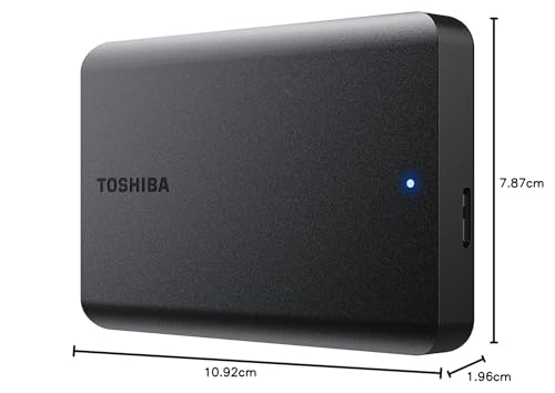 Toshiba Disco Duro Externo UBS 3.0 4TB HDTB540XK3CA Basics Negro