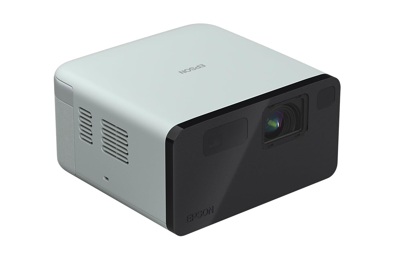 Epson EpiqVision Mini EF21 Proyector láser Inteligente portátil, 1000 lúmenes, FHD 1080p HDR, 3 Chips 3LCD, Google TV, Netflix, Altavoces estéreo, Cine en casa, Color Verde