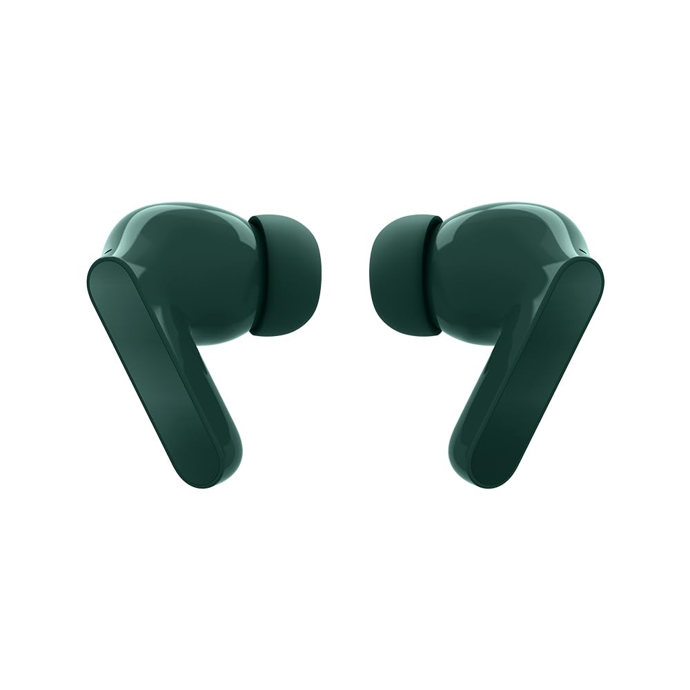 Audífonos Moto Buds Bass, cancelación de Ruido Inteligente, ultraligeros y Repelente al Agua Verde