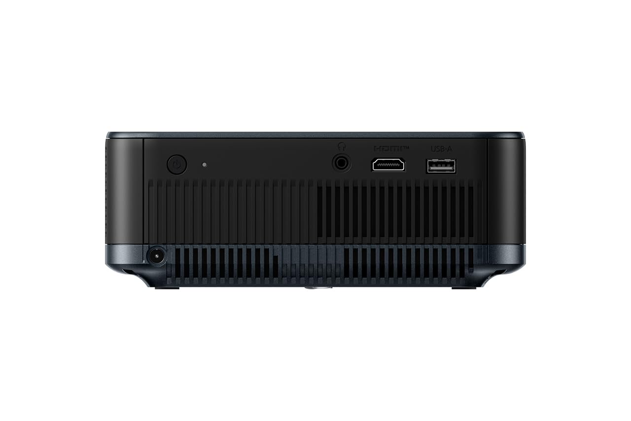 Proyector Portátil Epson Lifestudio™ Pop Plus EF62 Azul Marino 4K Pro-UHD portátil con Sonido Bose, App Epson Projection Studio y Google TV Integrado, tecnología Triple Core Engine
