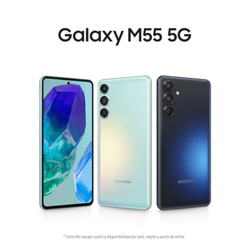 SAMSUNG Celular Galaxy M55 5G Verde 8GB RAM 128GB, Nacional con Garantía