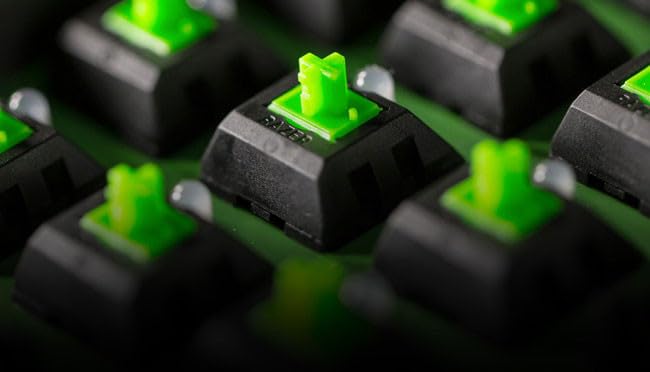 Teclado mecánico Razer BlackWidow V3 sin tenkeyless para juegos: interruptores mecánicos Razer - iluminación Chroma RGB - Factor de forma compacto, función macro programable - USB Passthrough (Renewed)