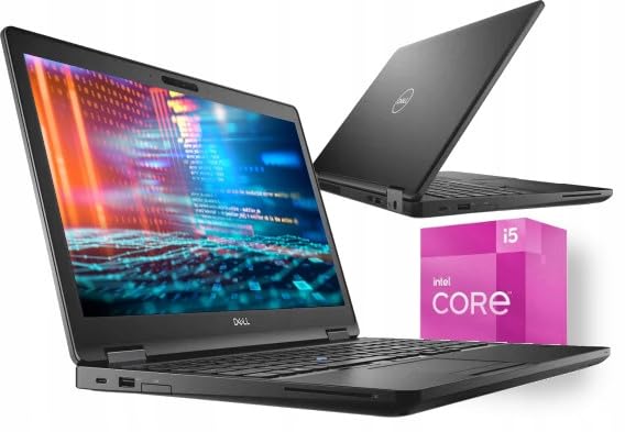 DELL Latitude 5590 computadora portátil 15,6 Pulgadas Business de portátil, Core 8 Gen i5 8250U, 8 GB DDR4 RAM, 256 GB SSD, USB C, WiFi, Bluetooth, Windows 10 Pro (Reacondicionado)