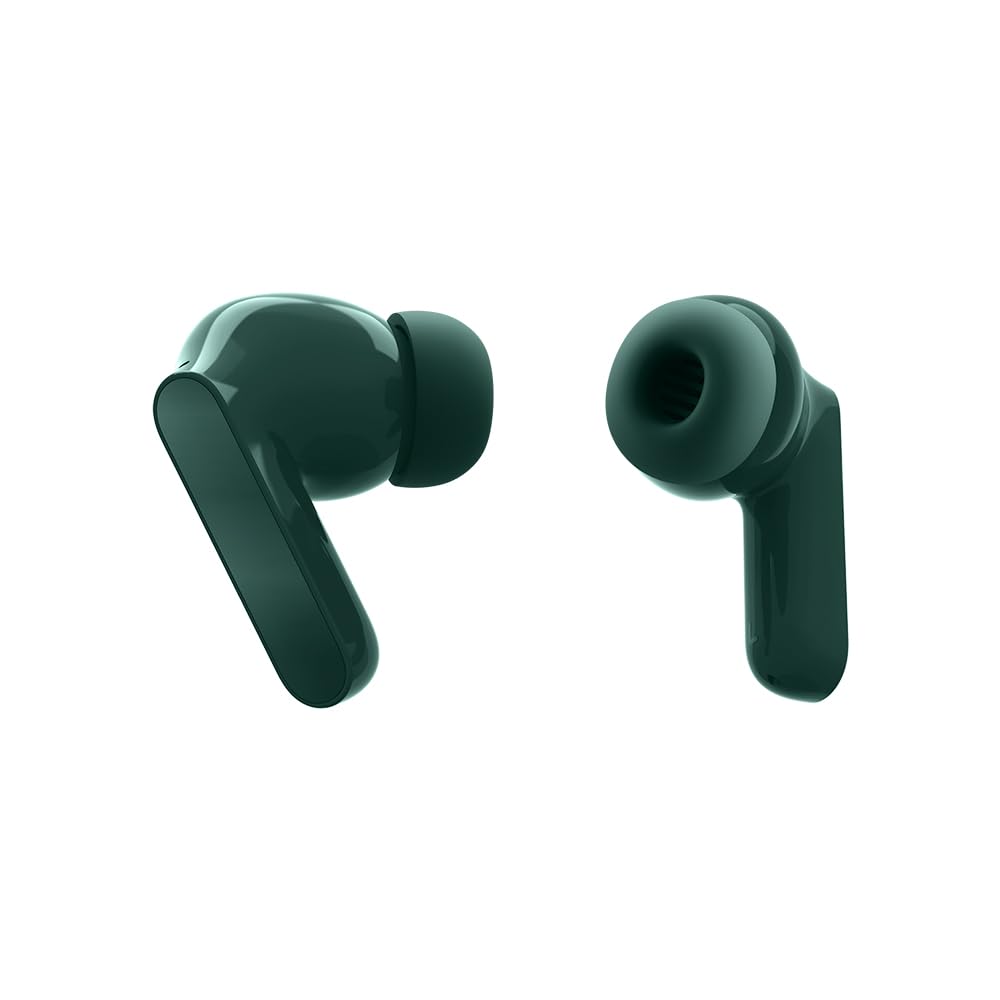 Audífonos Moto Buds Bass, cancelación de Ruido Inteligente, ultraligeros y Repelente al Agua Verde