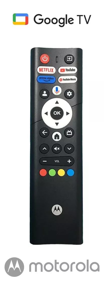motorola Google TV Television Smart TV Android TV 32" Pulgadas | LED Pantalla Compatible con Google TV | Vive en Full HD | 2024 Modelo MOT32HLE11 | Negro Bezel