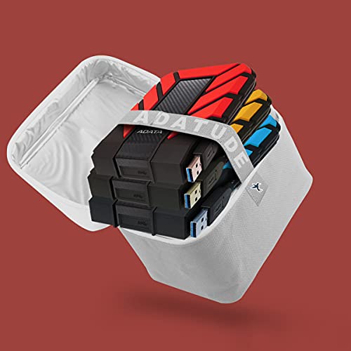 ADATA Disco Duro Externo HDD HD710P,4 TB, Resistente a golpes,agua y polvo, certificación grado militar, Color Negro