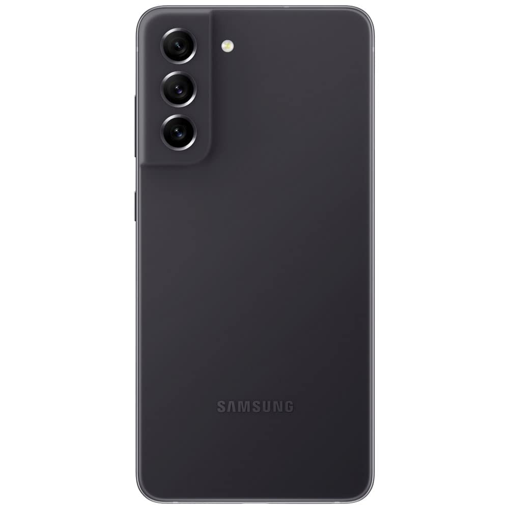 Samsung - Galaxy S21 FE Teléfono celular 5G, smartphone Android desbloqueado de fábrica, 128 GB, pantalla 120 Hz, cámara profesional, batería inteligente para todo el día, grafito (reacondicionado)