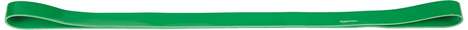 Amazon Basics Banda de resistencia para dominadas de 2,5-1,9cm (1-3/4in) (22,7kg a 56,7kg [50lb a 125lb]), verde