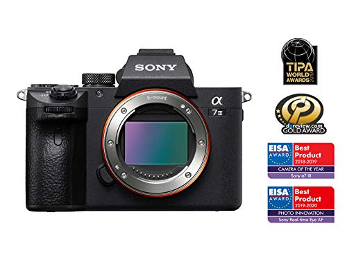 Sony Cámara Alpha α7M3 con sensor de imagen Full-Frame 35mm y 24.2 MP. Sensor CMOS Exmor R™