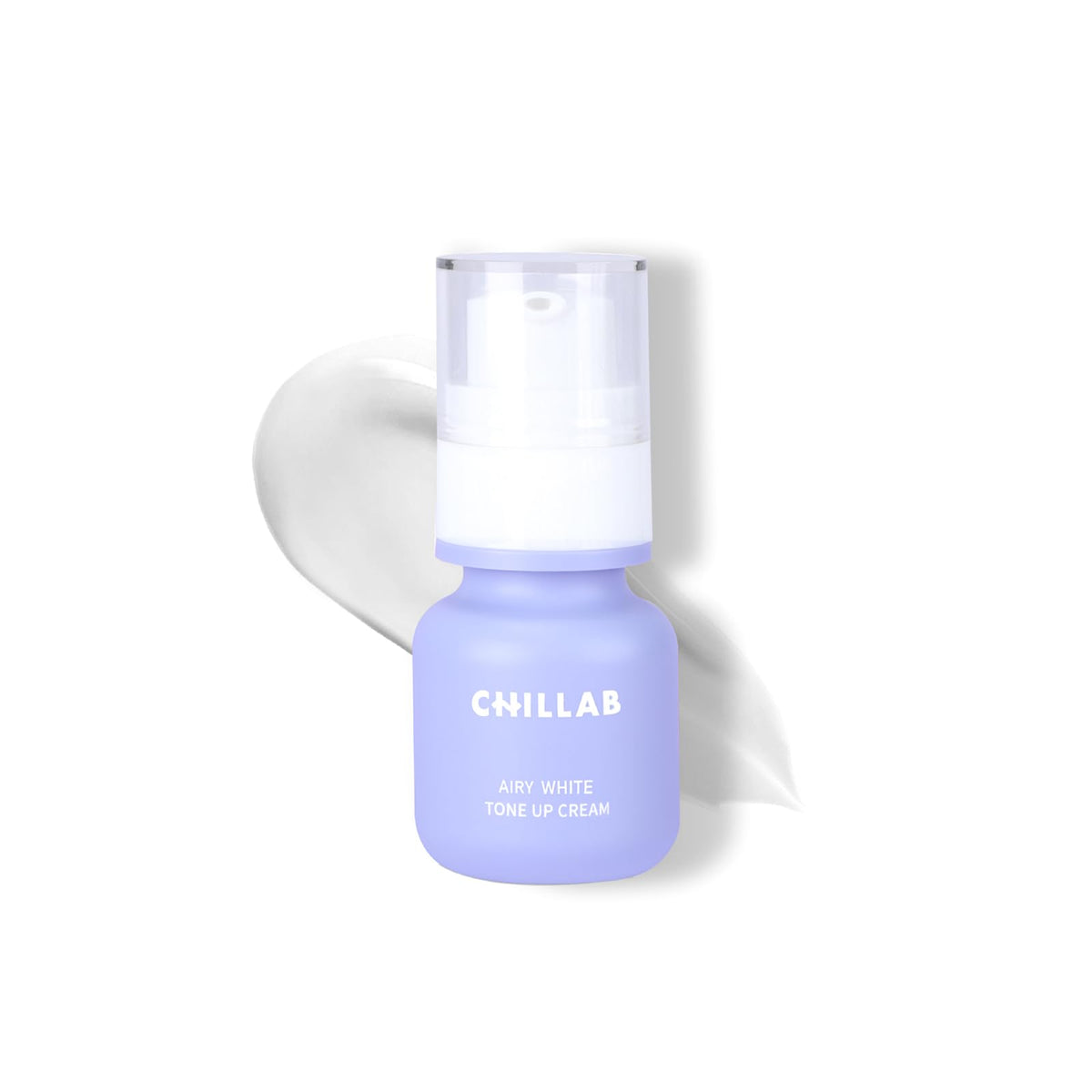 Chillab Airy White Tone-Up Cream 30g — Crema Tono-Up Tipo Mousse con Niacinamida, 7 Péptidos y 8 Extractos Botánicos | Textura Ligera, Doble Uso como Prebase, Vegano y Cruelty-Free