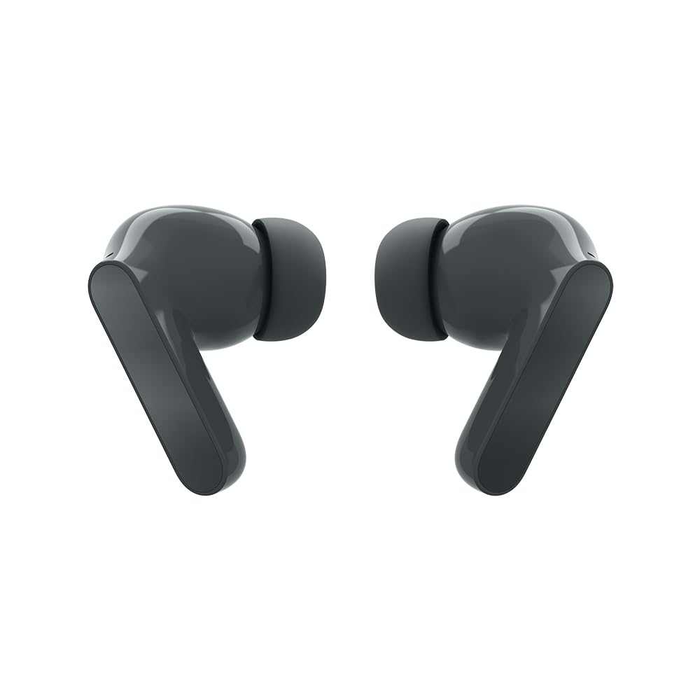 Audífonos Moto Buds Bass, cancelación de Ruido Inteligente, ultraligeros y Repelente al Agua Negro