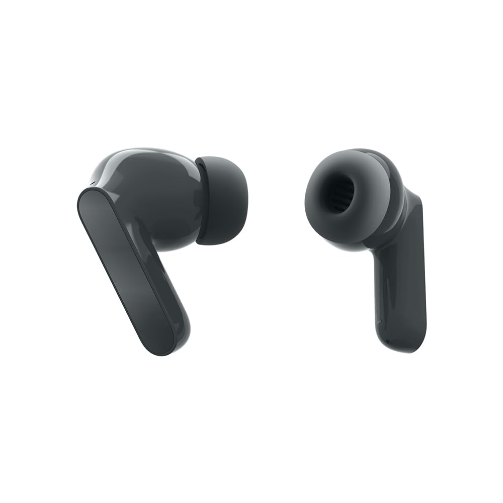 Audífonos Moto Buds Bass, cancelación de Ruido Inteligente, ultraligeros y Repelente al Agua Negro