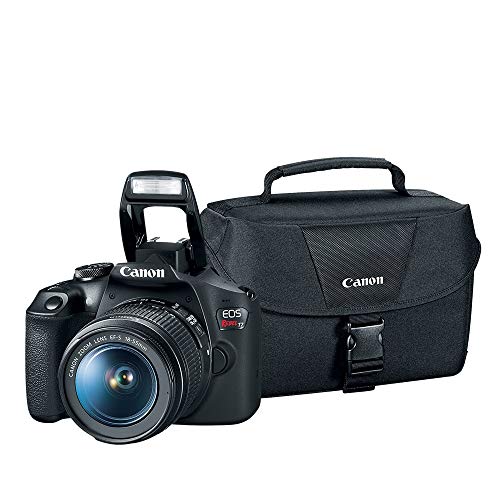 Canon T7 18-55 + 200ES + Curso ABC de la Fotografía Oficial Mexicana, Black