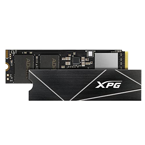 ADATA XPG GAMMIX S70 Blade, Unidad Estado Sólido SSD PCIe Gen4x4 M.2 2280, Rendimiento Lectura/Escritura 7400/6800 MB/s, 1TB (AGAMMIXS70B-1T-CS)