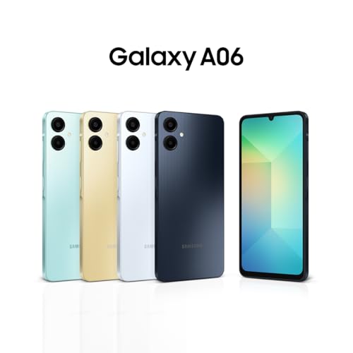 SAMSUNG Galaxy A06 Negro 4GB RAM 64GB, Nacional con Garantía