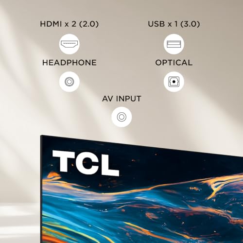 TCL Smart TV Pantalla 50" 50Q650G Google TV QLED Compatible con Alexa