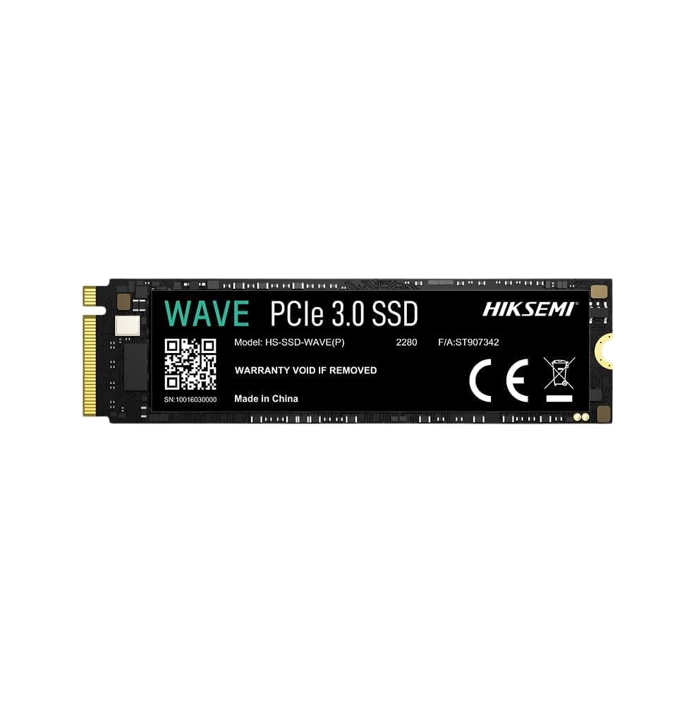 HIKSEMI Wave(P) SSD 512GB, PCIe 3.0x4 NVMe M.2 2280, Velocidad de Lectura: 2,500MB/s, Escritura: 1,025MB/s, 3D NAND