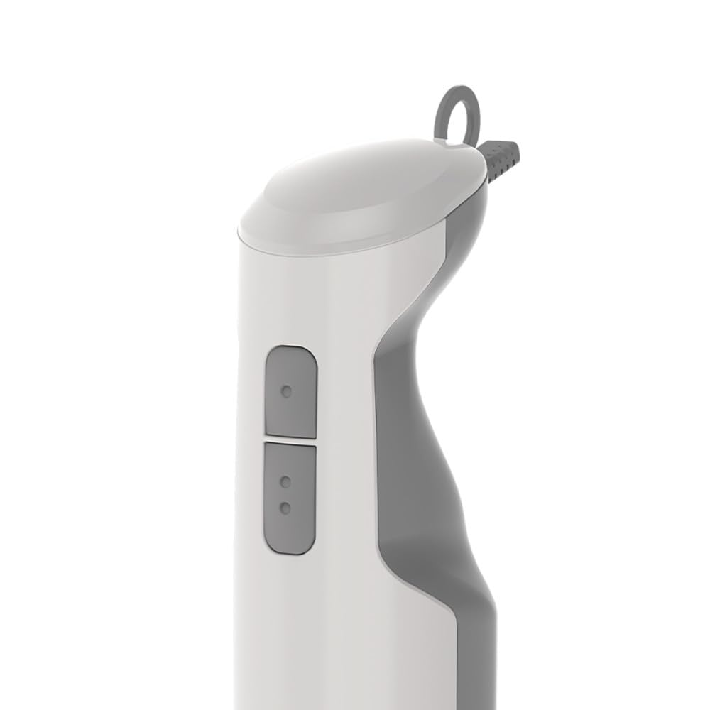 Oster® Batidora de inmersión blanca, con función turbo y eje de acero inoxidable