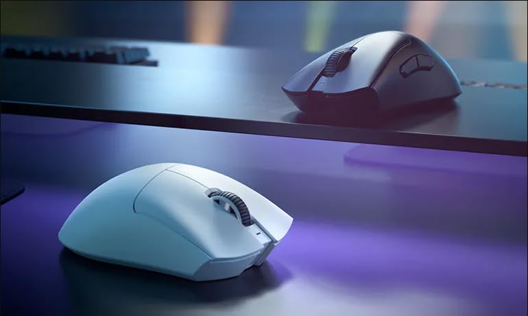 Razer Mouse Inalámbrico DeathAdder V3 Pro - Mouse Gamer Compacto y Ultraligero, Bluetooth, HyperSpeed Wireless, Sensor Óptico Focus Pro 30, 30000 PPP, Switches Ópticos de 3.ª Generación