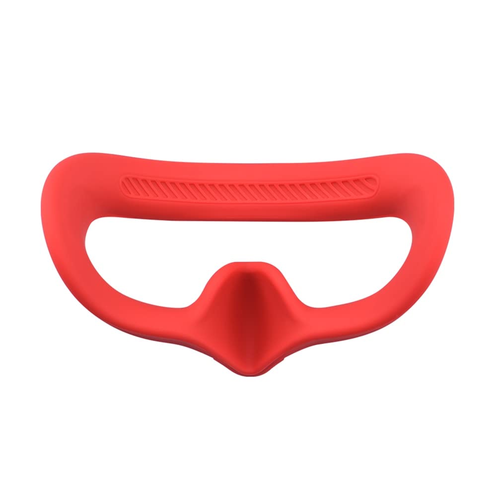 OZLLO [Piezas de Drones] Gafas de Vuelo de Silicona Almohadilla for los Ojos Gafas cómodas Reemplazo de Gafas Resistente al Desgaste for dji Avata Goggles 2 (Color : Red)