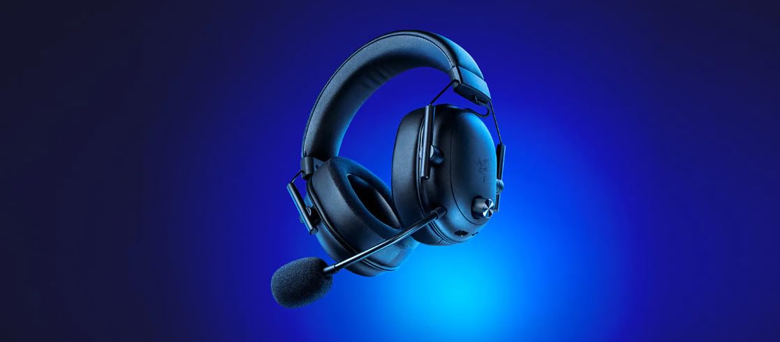 Razer Audifonos Inalambricos BlackShark V2 HyperSpeed Diadema Para Juegos PC, Ligeros 280g, Audio Espacial THX, Bluetooth/USB, Carga Tipo C, Controladores 50mm (Reacondicionado)