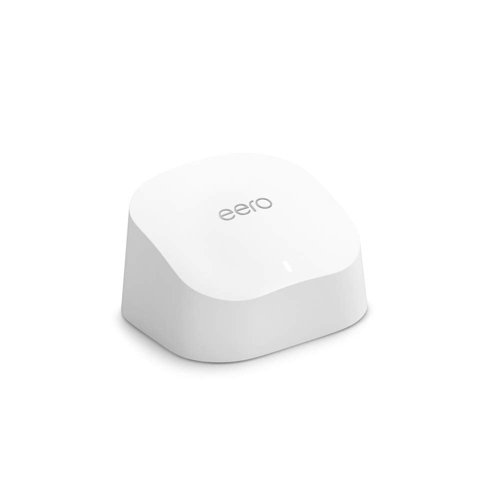 Router y amplificador Wi-Fi 6 de alta velocidad Amazon eero | Compatible con Alexa, hub Zigbee para Casa Inteligente integrado | Cobertura de hasta 1500 ft2 | Seguridad avanzada