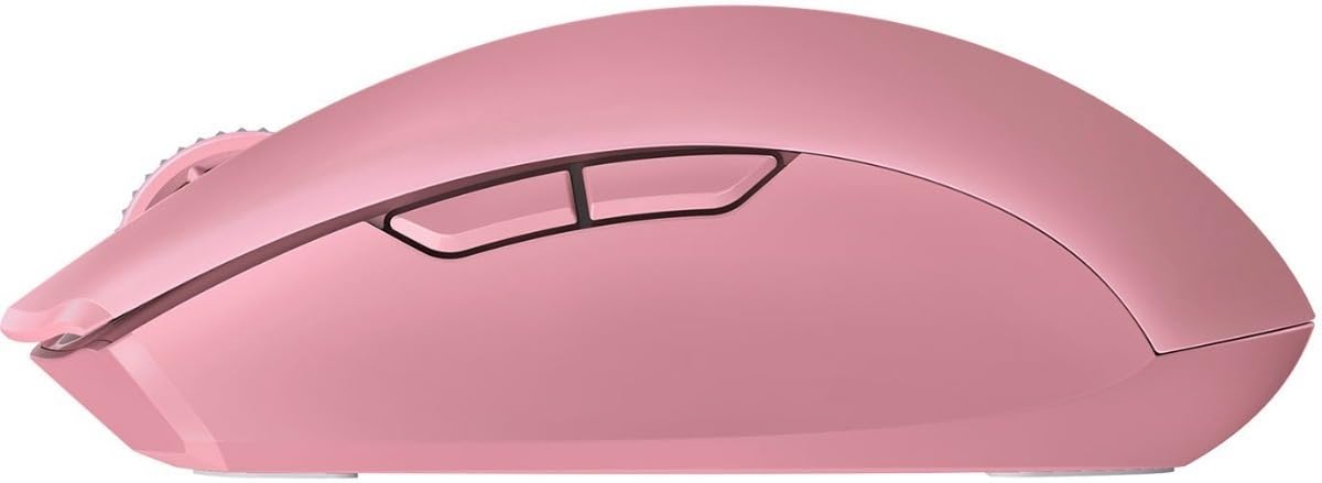 Razer Mouse Inalámbrico portaátil Orochi V2 - Mouse Gamer Compacto y Ultraligero, Bluetooth, 950 Horas de Duración, Sensor Óptico 5G de 18K DP, Cuarzo Rosa, Reacondicionado