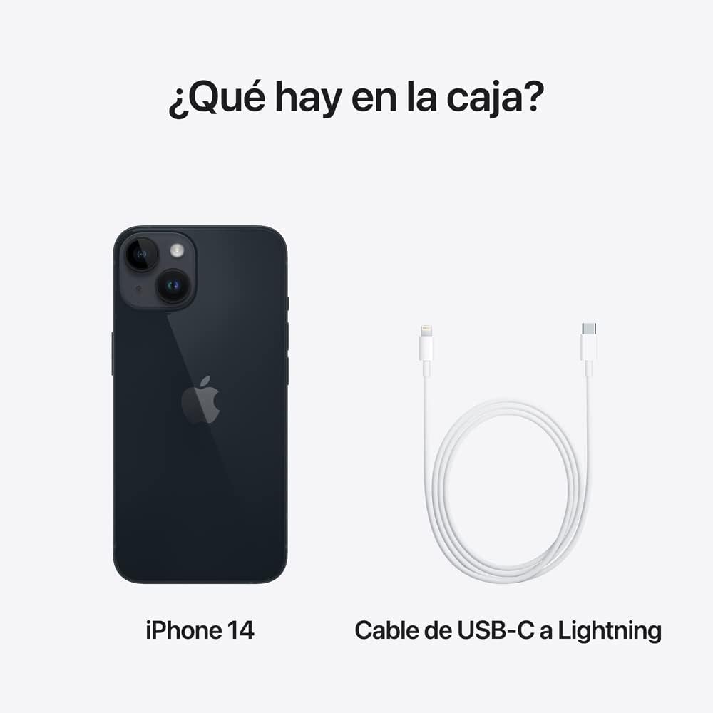 Apple iPhone 14 Plus 128GB Medianoche Desbloqueado (Reacondicionado) Esim