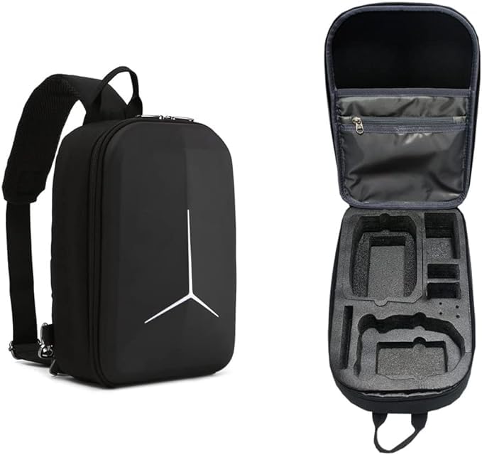 Beswow Mochila de viaje para DJI MINI 3/MINI 3 PRO Bolsa de almacenamiento Mochila de mensajero Bolsa de pecho portátil Caja de moda para DJI Mini 3/Mini 3 Pro Bolsa de hombro Accesorios