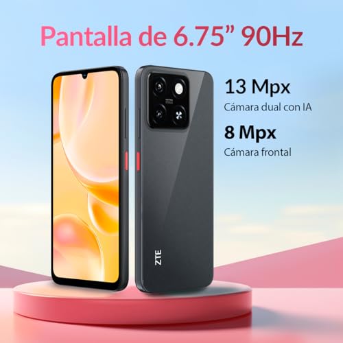 ZTE Blade A55 Smartphone 128 GB + 4GB RAM Desbloqueado Azul