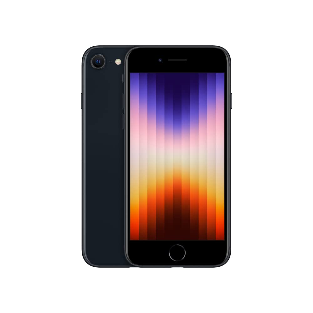 Apple iPhone SE 3ra Gen, 64GB, Medianoche (Reacondicionado)