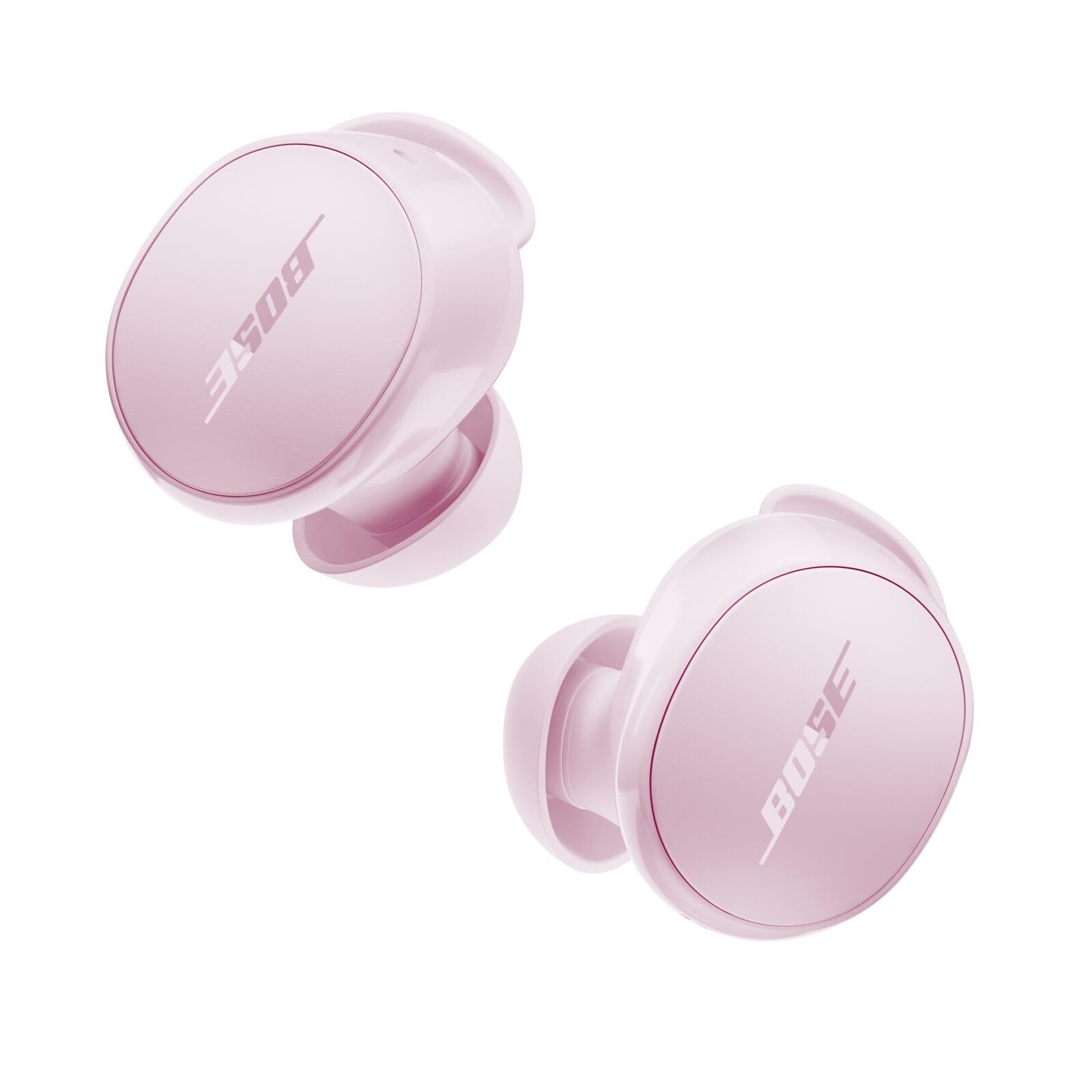 Bose QuietComfort - Auriculares Bluetooth con cancelación Activa de Ruido y micrófono, Graves Profundos, clasificación IPX4, hasta 8.5 Horas de Tiempo de reproducción, Rosa pétalo - Color de edición
