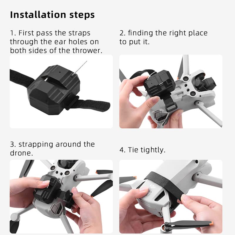 BeisDirect - Sistema de lanzamiento de aire para DJI Mini 3 Pro/Mini 2/Mini SE/Mavic Mini/Mavic Pro/Mavic Air Drone, accesorios FIMI X8SE lanzador de carga útil dispositivo de caída de liberación de