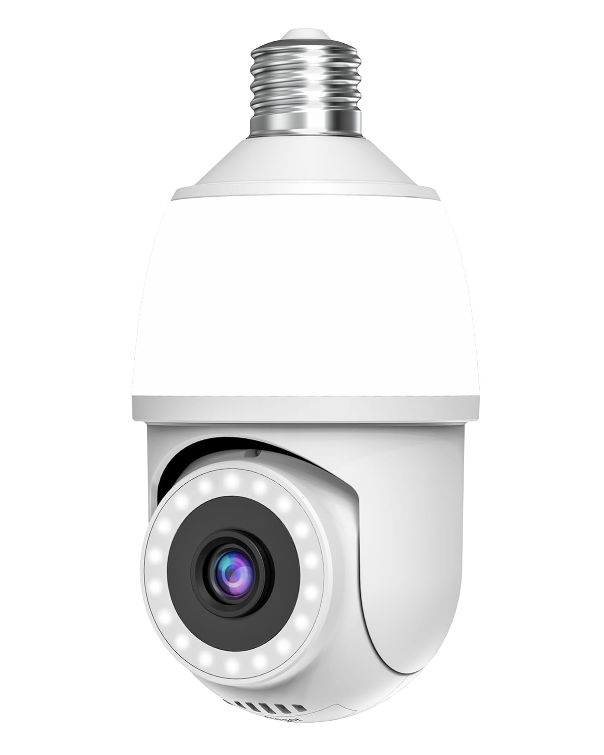 EASYTAO Cámara Foco WiFi 1080P, IP66 con Socket E27/E26, Bombilla Adicional