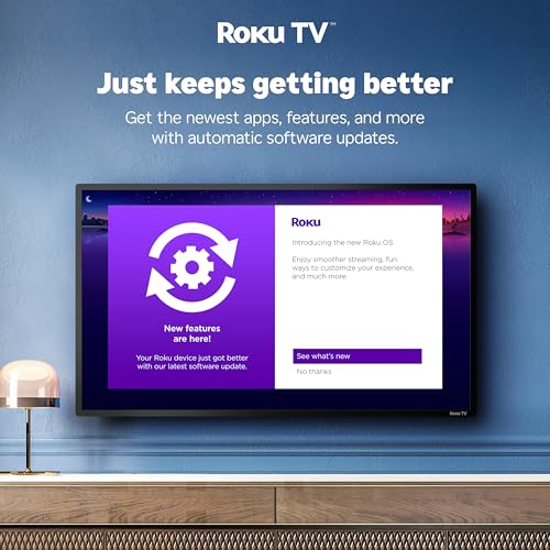 Hisense Televisor Inteligente Roku de 32 Pulgadas Clase A4 Serie HD 720p con compatibilidad Alexa (32A4HNR, Modelo 2024) - Dolby Audio, diseño de Bisel Delgado