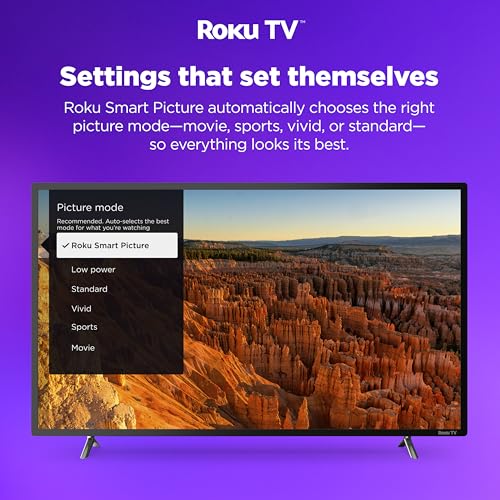 Hisense Televisor Inteligente Roku de 32 Pulgadas Clase A4 Serie HD 720p con compatibilidad Alexa (32A4HNR, Modelo 2024) - Dolby Audio, diseño de Bisel Delgado