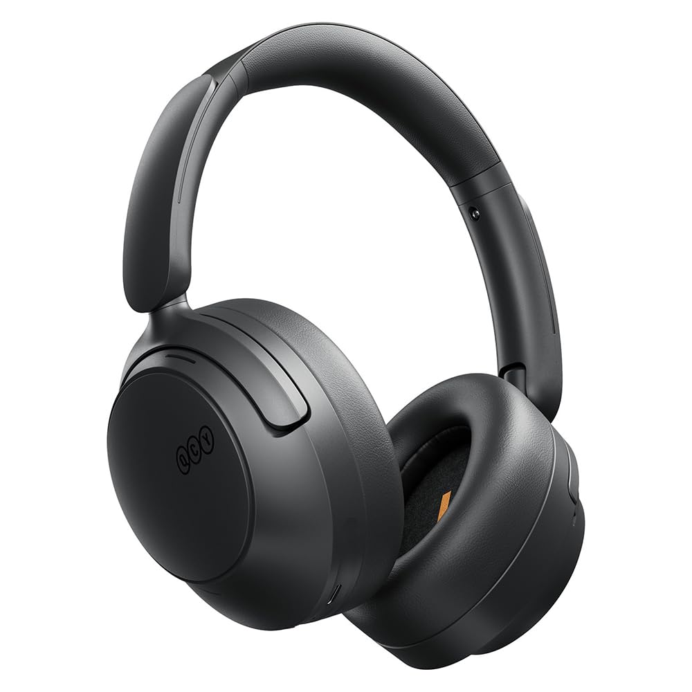 QCY H3S Audifonos Inalambricos Diadema, 102H Reproducción, Carga Rápida, Cancelación Activa de Ruido Híbrida, Sonido Hi-Res, Múltiples Modos, Ajuste Cómodo, Bluetooth 6.0