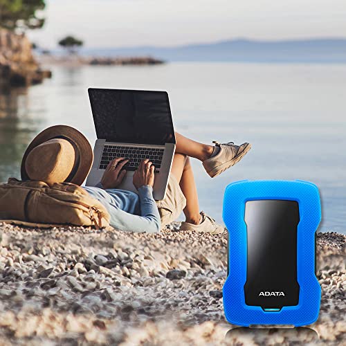 ADATA Disco Duro Externo HDD HD330, 2 TB, Negro USB 3.1,Contra Polvo y Salpicaduras