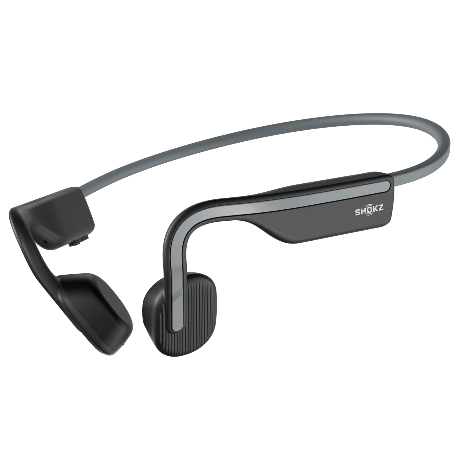 SHOKZ OpenMove auriculares conducción ósea,Open-Ear auriculares deportivos inalámbricos con Bluetooth y micrófono,auriculares resistencia al agua IP55 para correr y ejercicio,6h Duración Batería, Gris