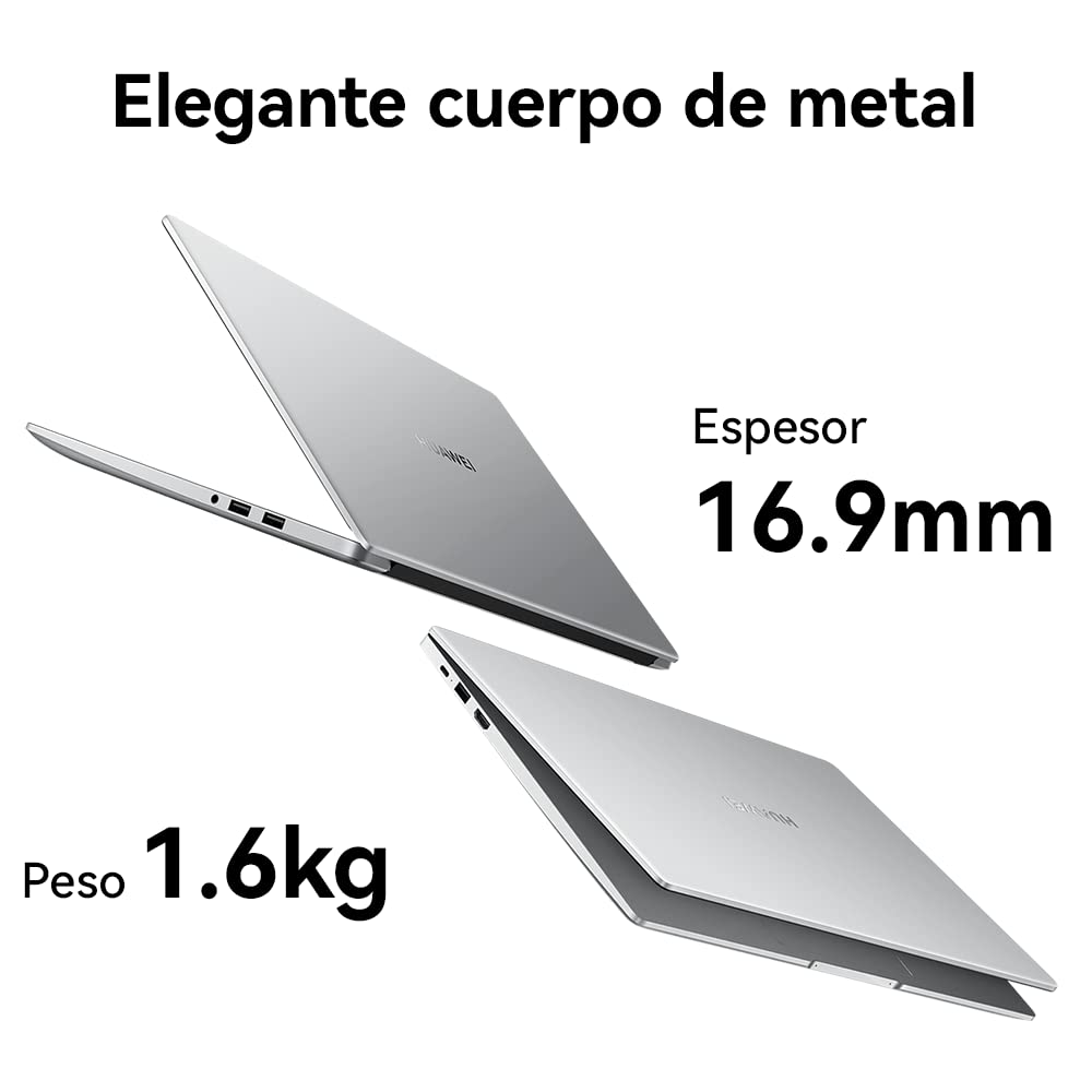 Huawei Laptop MateBook D 15 Ryzen 7 5700U 16GB + 512, 15.6 Pulgadas, Fast Charging 65W, Windows 11 Home
