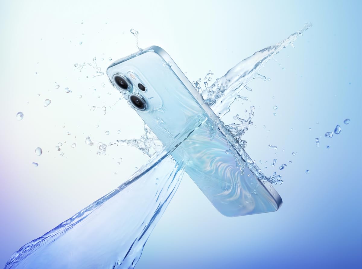 OPPO Reno14F 5G Azul Ópalo 256GB + 12GB, Pantalla 6.5 AMOLED Cámara 50MP + 8MP + 32MP, Flash IA, Livephoto & Editor IA 2.0, Snapdragon 6, Carga Rápida 45W + Buds 3 De Regalo
