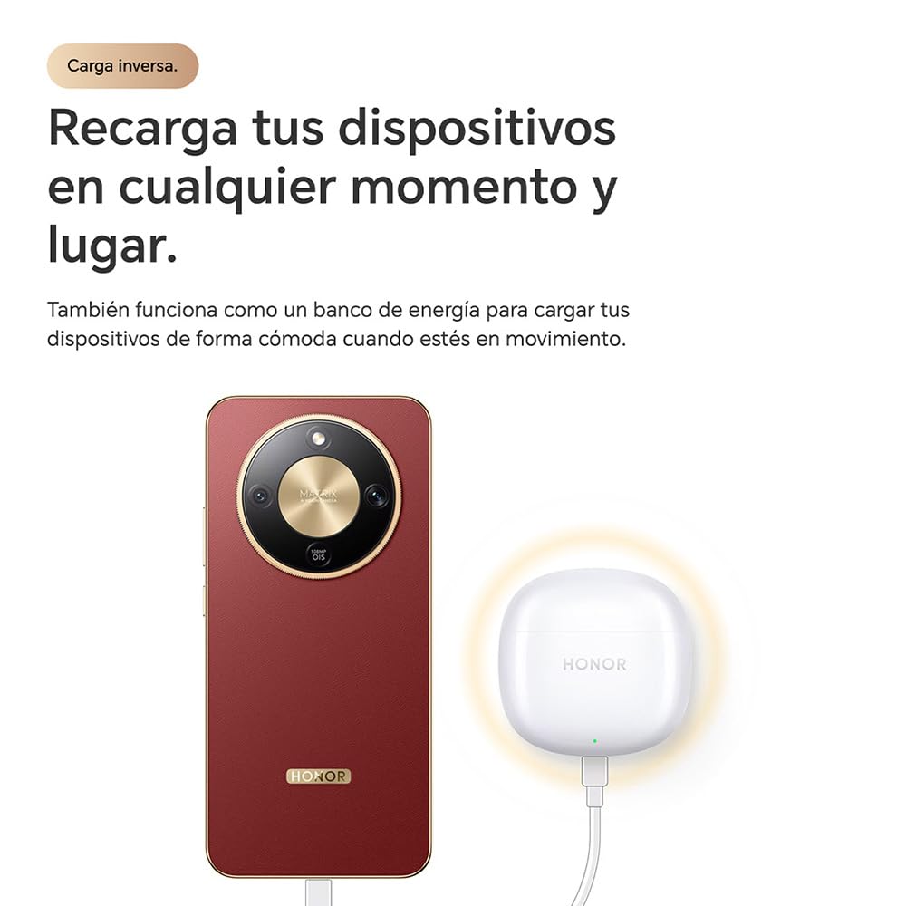 Honor Magic8 Lite 8GB+512GB, Negro, Smartphone 5G, Cámara 108MP